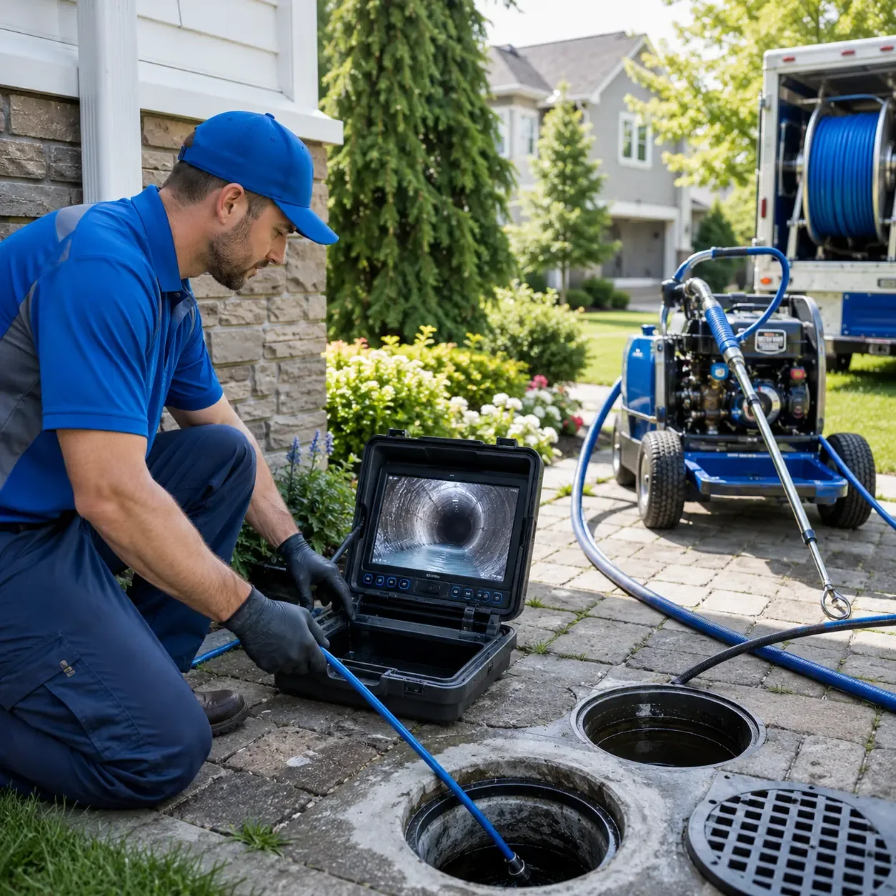 Outdoor drain cleaning professionals serving Hopkins, MN